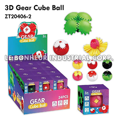3D Gear Cube Ball
