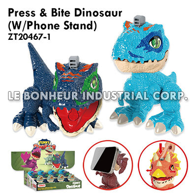 Press & Bite Dinosaur (W/Phone Stand)