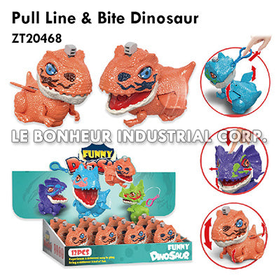 Pull Line & Bite Dinosaur