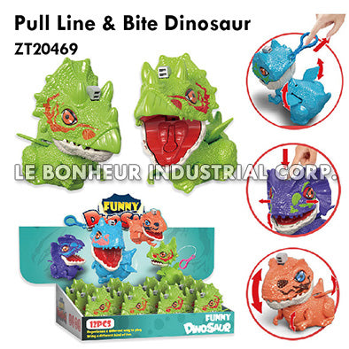 Pull Line & Bite Dinosaur