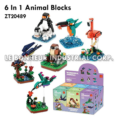 6 In 1 Animal Blocks