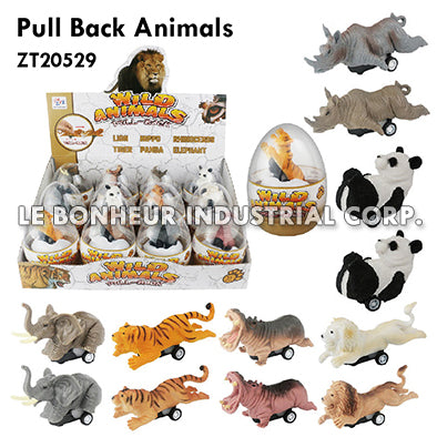 Pull Back Animals