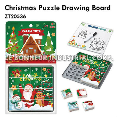Christmas Puzzle Drawing Board