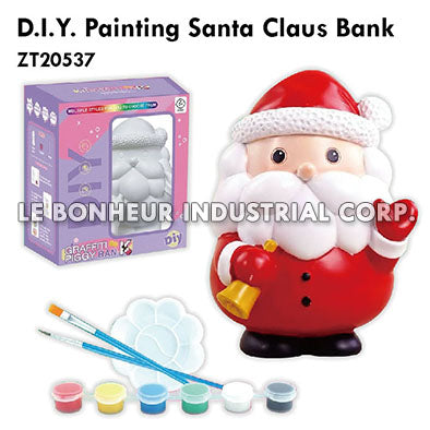 D.I.Y. Painting Santa Claus Bank