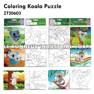 Coloring Koala Puzzle