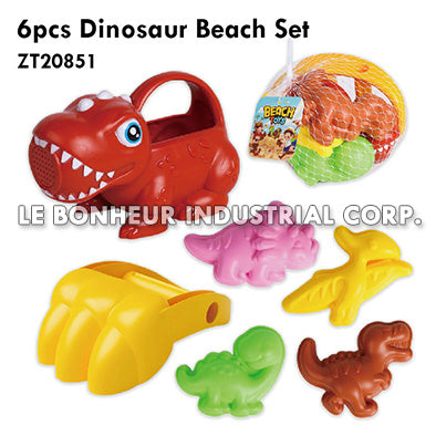 6pcs Dinosaur Beach Set