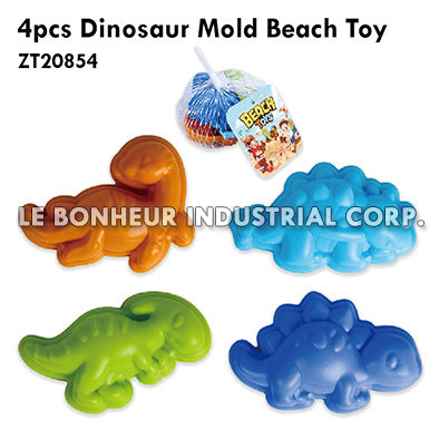 4pcs Dinosaur Mold Beach Toy