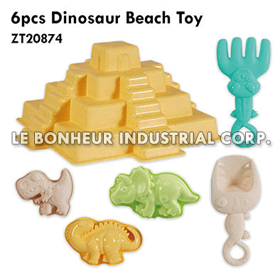 6pcs Dinosaur Beach Toy
