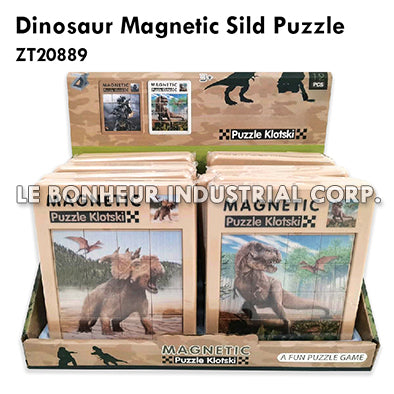 Dinosaur Magnetic Sild Puzzle