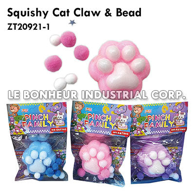 Squishy Cat Claw & Bead