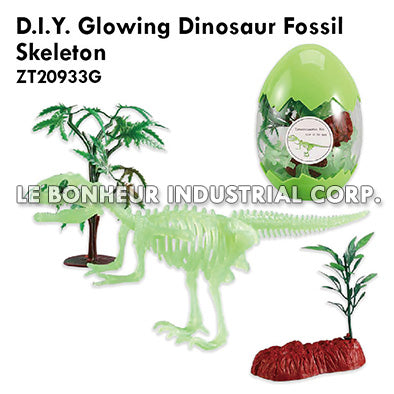 D.I.Y. Glowing Dinosaur Fossil Skeleton