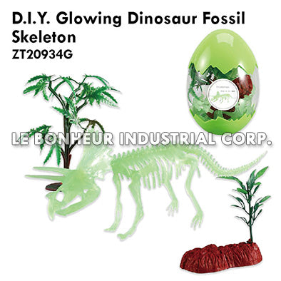 D.I.Y. Glowing Dinosaur Fossil Skeleton