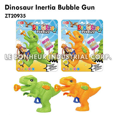 Dinosaur Inertia Bubble Gun