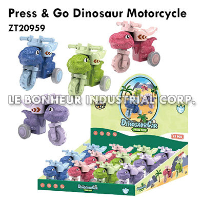 Press & Go Dinosaur Motorcycle