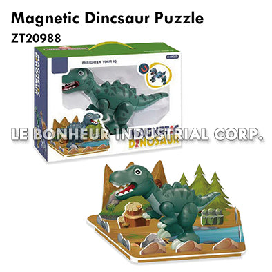 Magnetic Dincsaur Puzzle