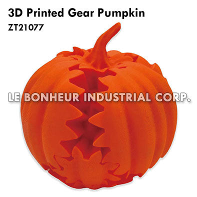 3D Printed Gear Pumpkin
