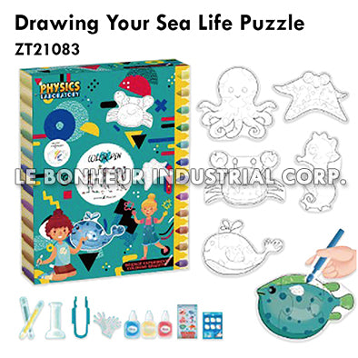 Drawing Your Sea Life Puzzle