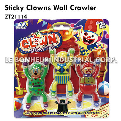 Sticky Clowns Wall Crawler