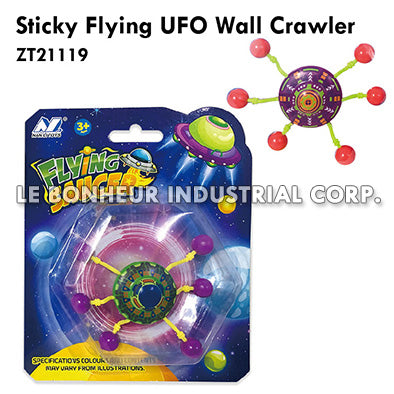 Sticky Flying UFO Wall Crawler