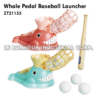 Whale Pedal Baseball Launcher