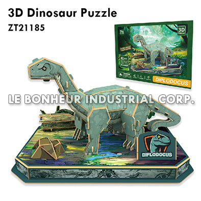 3D Dinosaur Puzzle