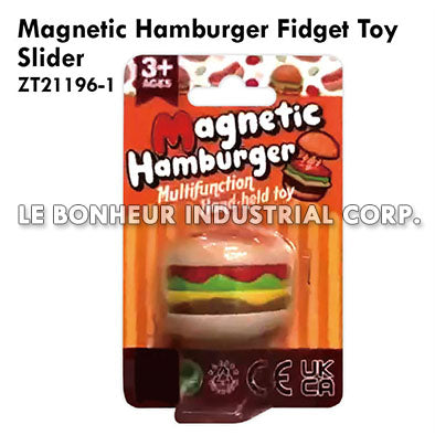 Magnetic Hamburger Fidget Toy Slider