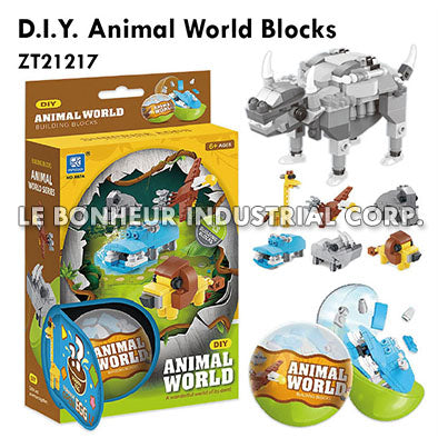 D.I.Y. Animal World Blocks