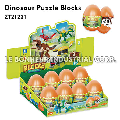 Dinosaur Puzzle Blocks