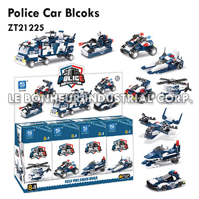 Police Car Blocks