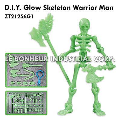 D.I.Y. Glow Skeleton Warrior Man