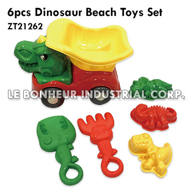 6pcs Dinosaur Beach Toys Set