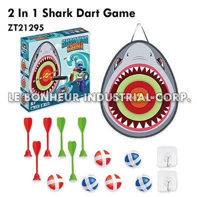 2 In 1 Shark Dart Game