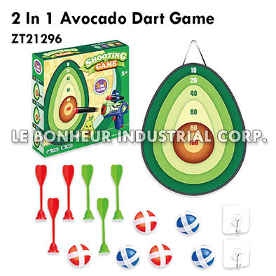 2 In 1 Avocado Dart Game