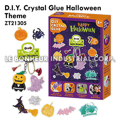 D.I.Y. Crystal Glue Halloween Theme
