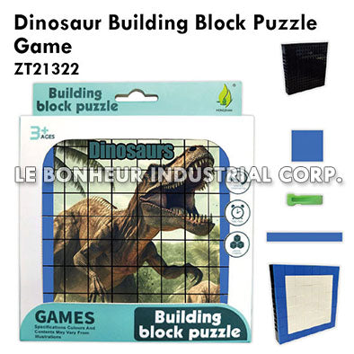 Dinosaur Building Block Puzzle Game