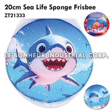 20cm Sea Life Sponge Frisbee