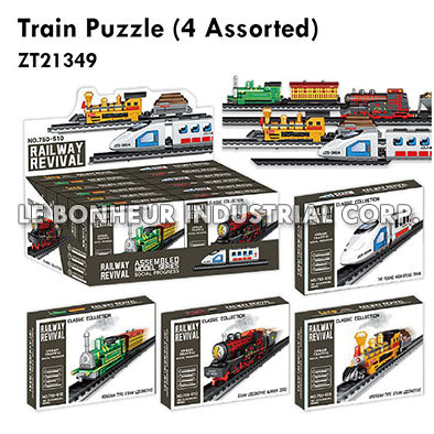 Train Puzzle (4 Assorted)