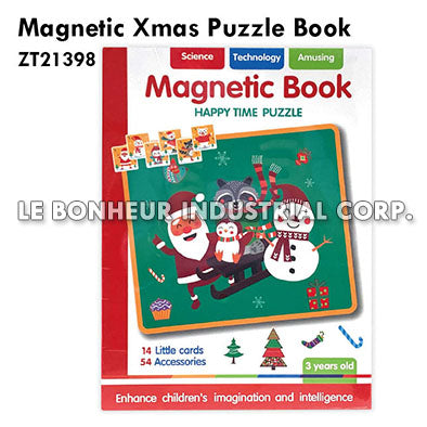 Magnetic Xmas Puzzle Book
