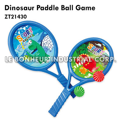 Dinosaur Paddle Ball Game