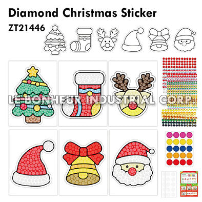 Diamond Christmas Sticker