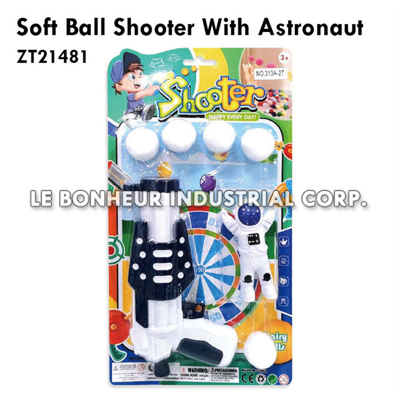 Soft Ball Shooter With Astronaut