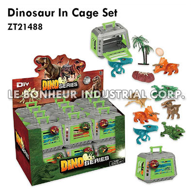 Dinosaur In Cage Set
