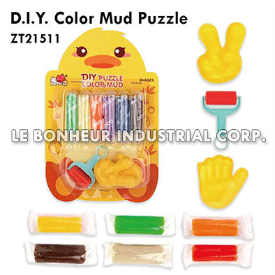 D.I.Y. Color Mud Puzzle