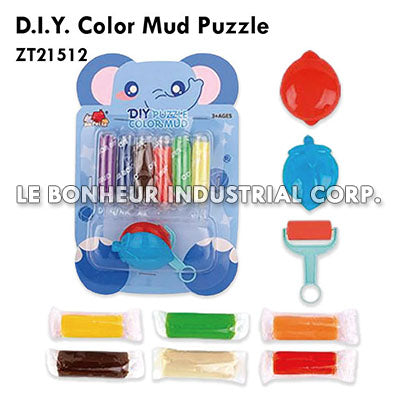 D.I.Y. Color Mud Puzzle