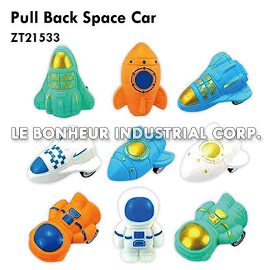 Pull Back Space Car