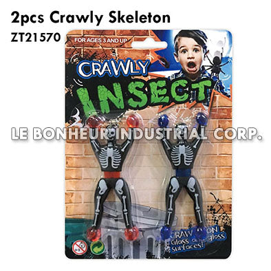 2Pcs Crawly Skeleton