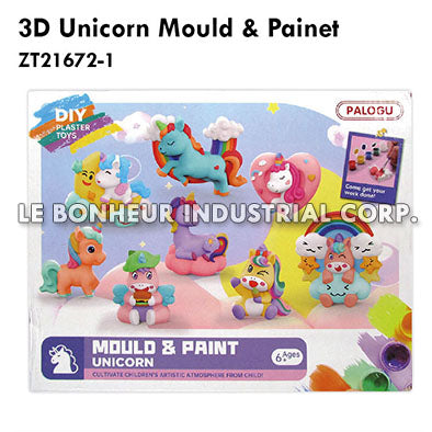 3D Unicorn Mould & Painet