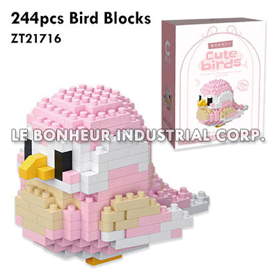 244pcs Bird Blocks
