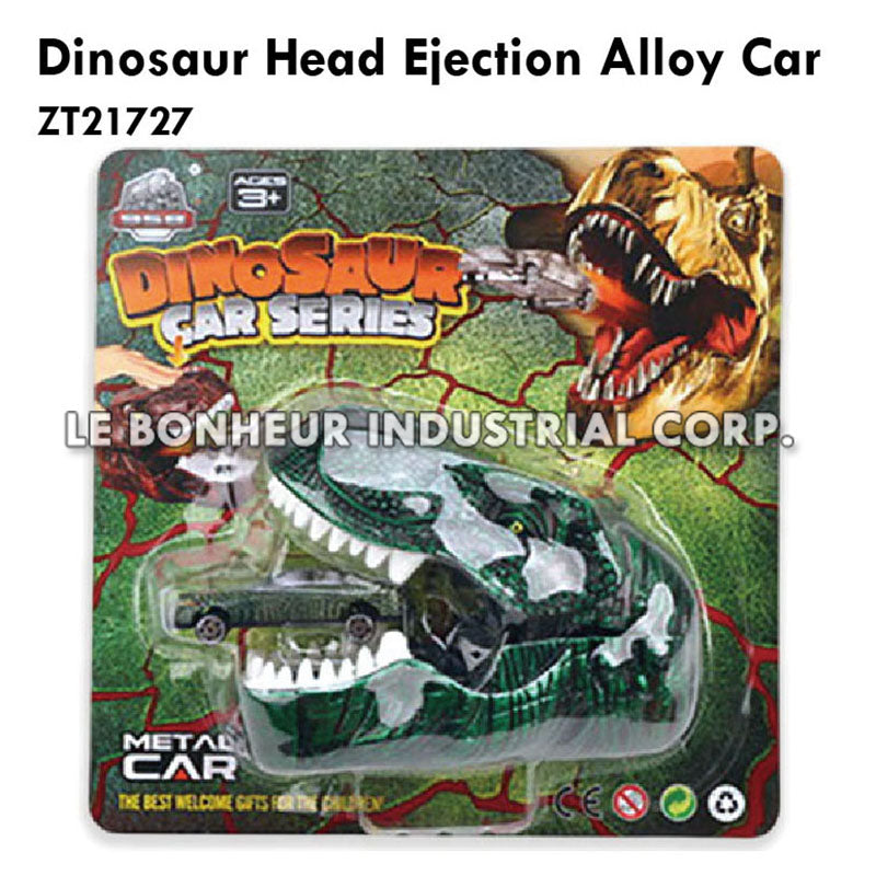 Dinosaur Head Ejection Alloy Car