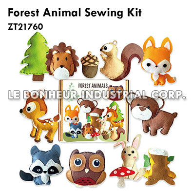Forest Animal Sewing Kit